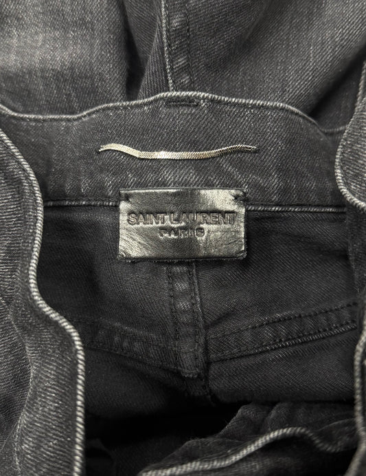 Saint Laurent ‘D02’ Skinny Cut Black Denim