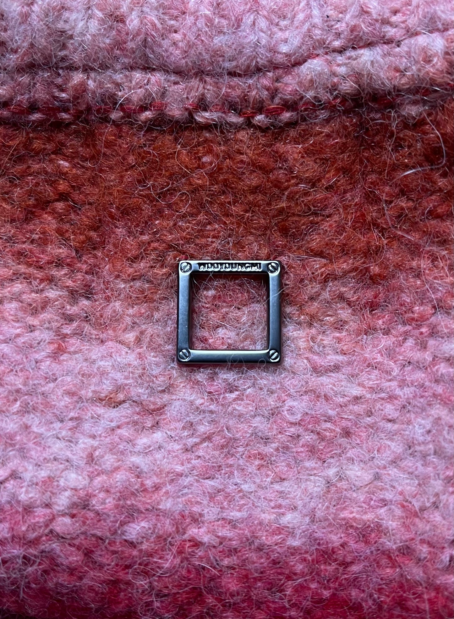 Wooyoungmi Pink Striped Wool Knit Sweater