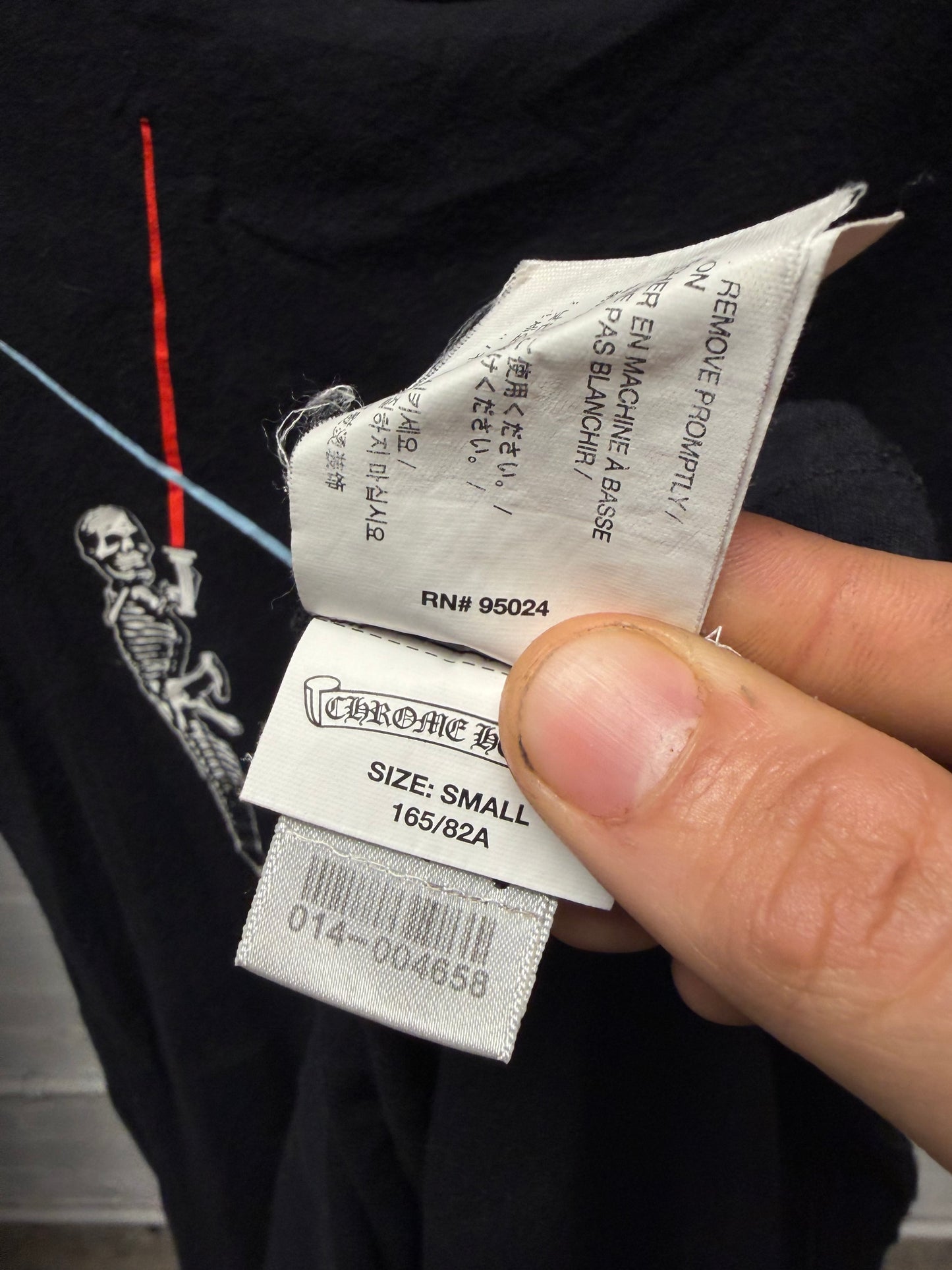 Chrome Hearts ‘Jarvis Skull’ Light Sabres Black Graphic T-Shirt