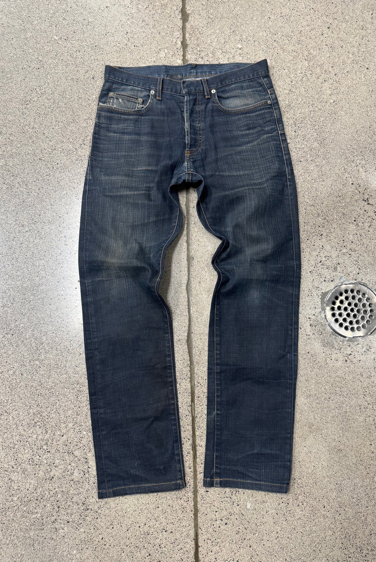 Dior Homme ‘Natural Raw Wash’ Indigo Skinny Denim
