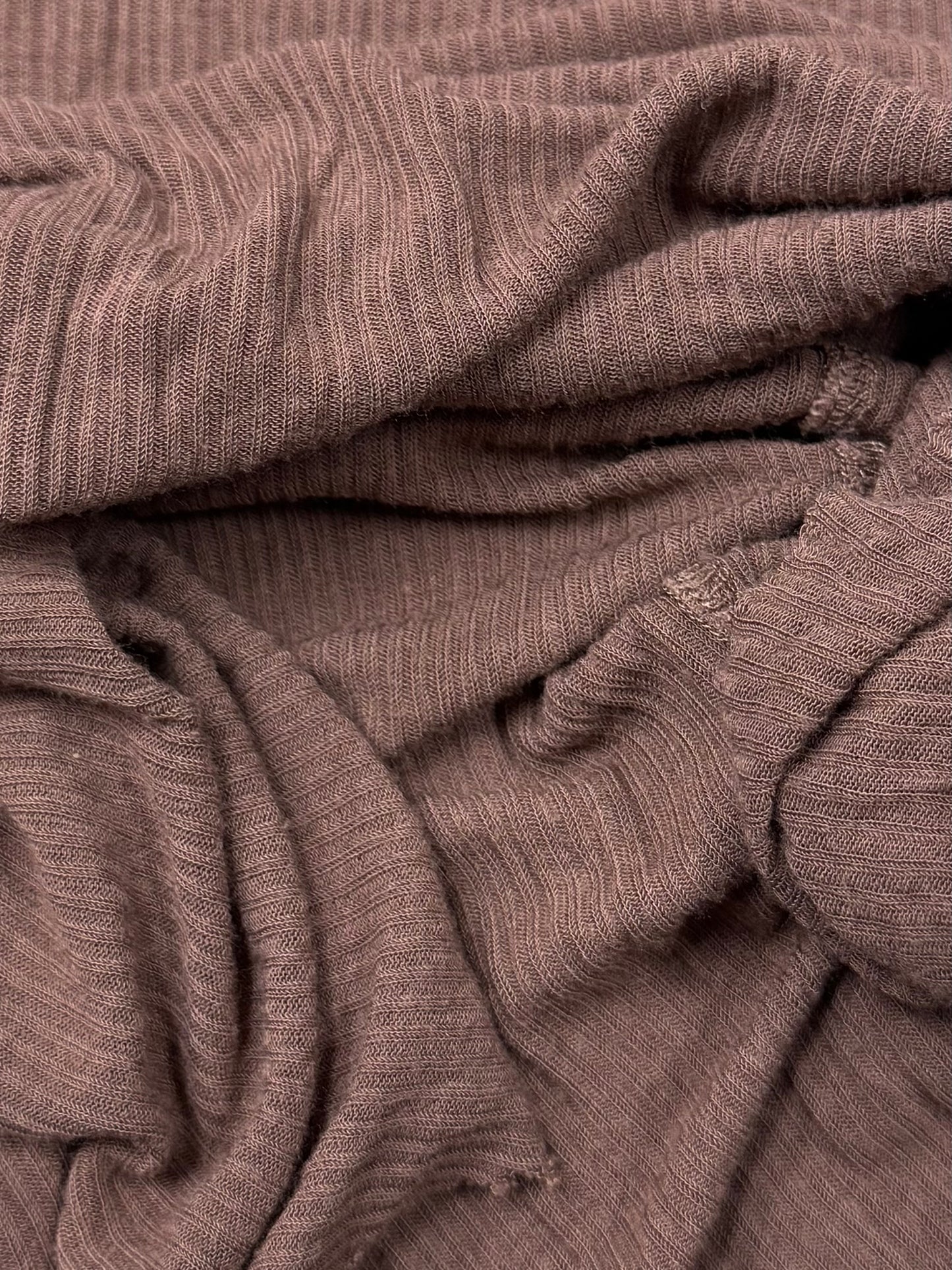 SS2017 Rick Owens ‘Walrus’ Ribbed Brown Tank Top