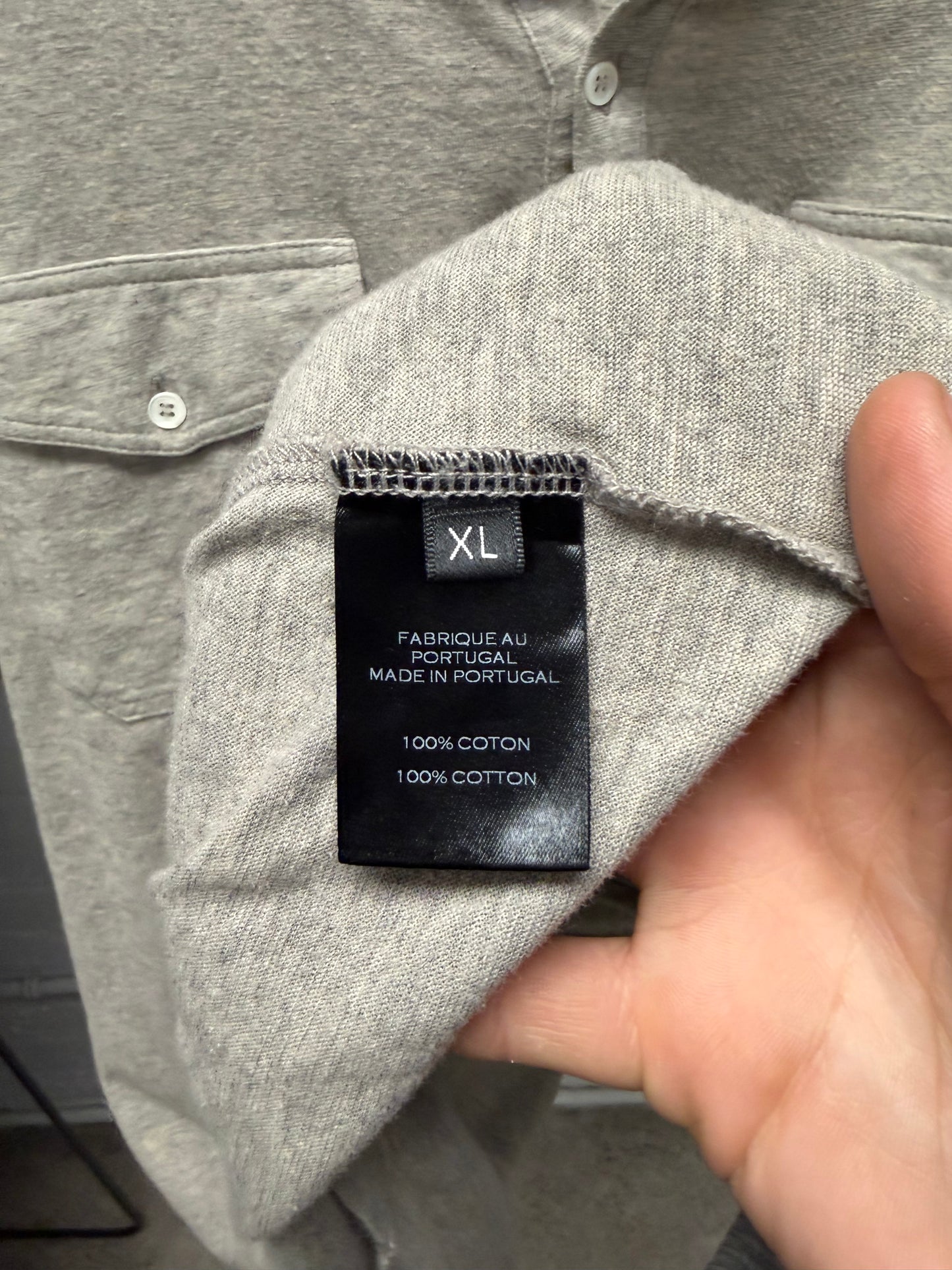 AW2014 Balmain ‘Henley’ Cotton Short Sleeve Shirt