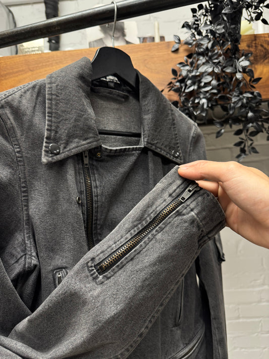 AW2005 Raf Simons ‘History of My World’ Denim Biker Jacket