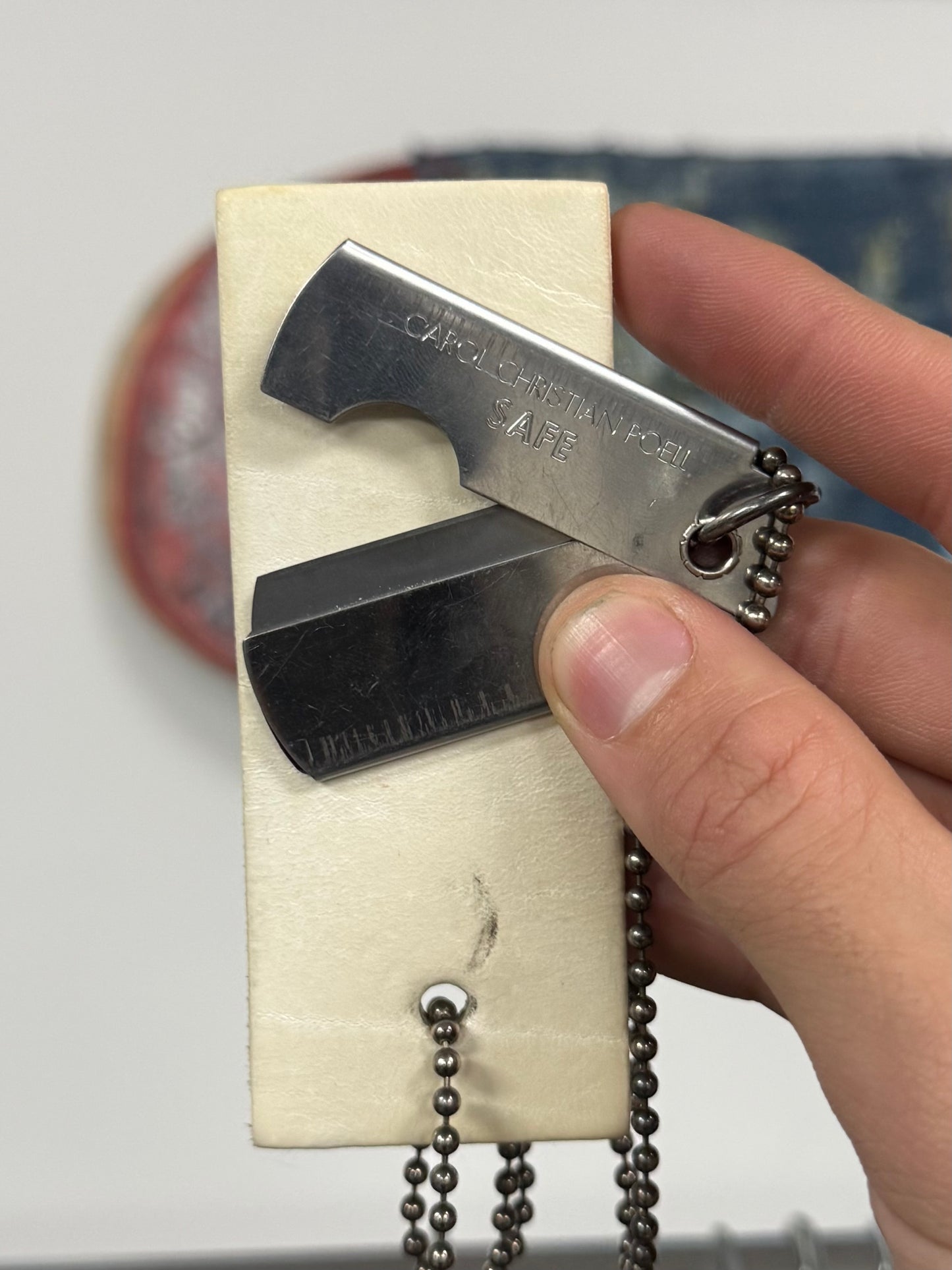 Carol Christian Poell ‘MM1914’ Razor Blade Necklace