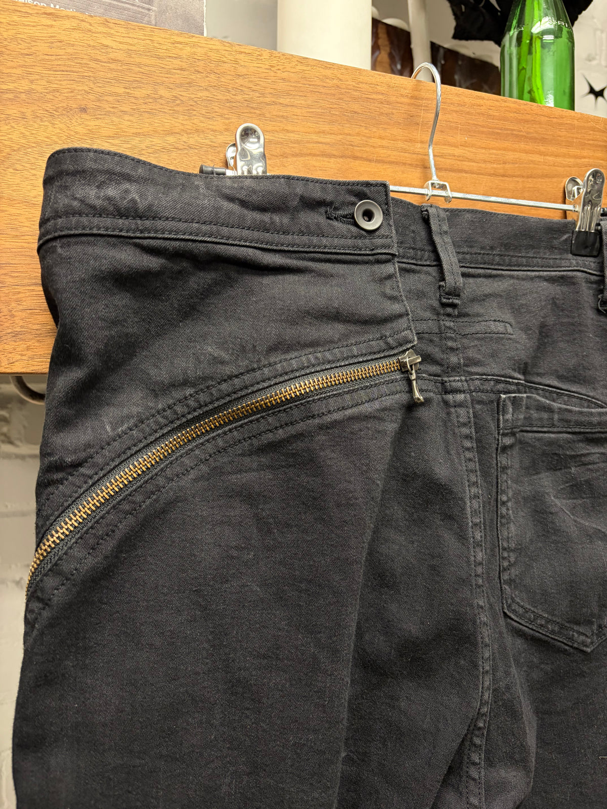 AW2021 Julius ‘Aircut’ 8oz Black Skinny Cut Stretch Denim