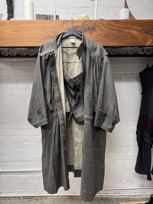 Vintage 1980s Issey Miyake ‘Modular’ Work Coat