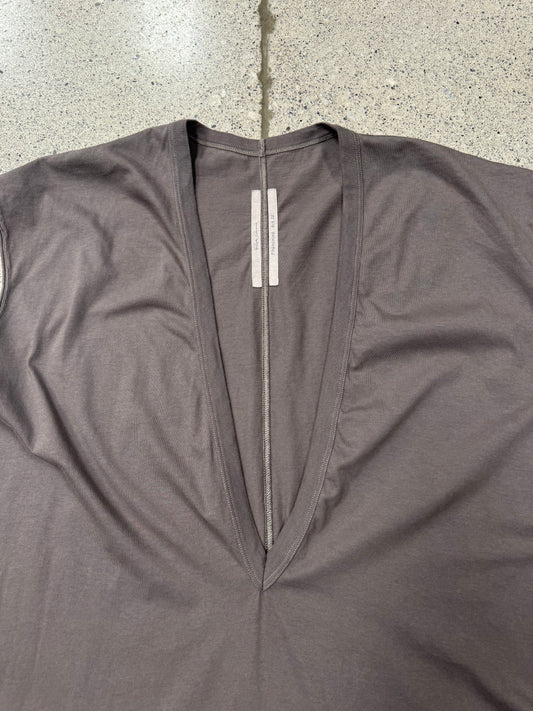 SS2022 Rick Owens ‘Fogachine’ Dust Brown Dylan Tee