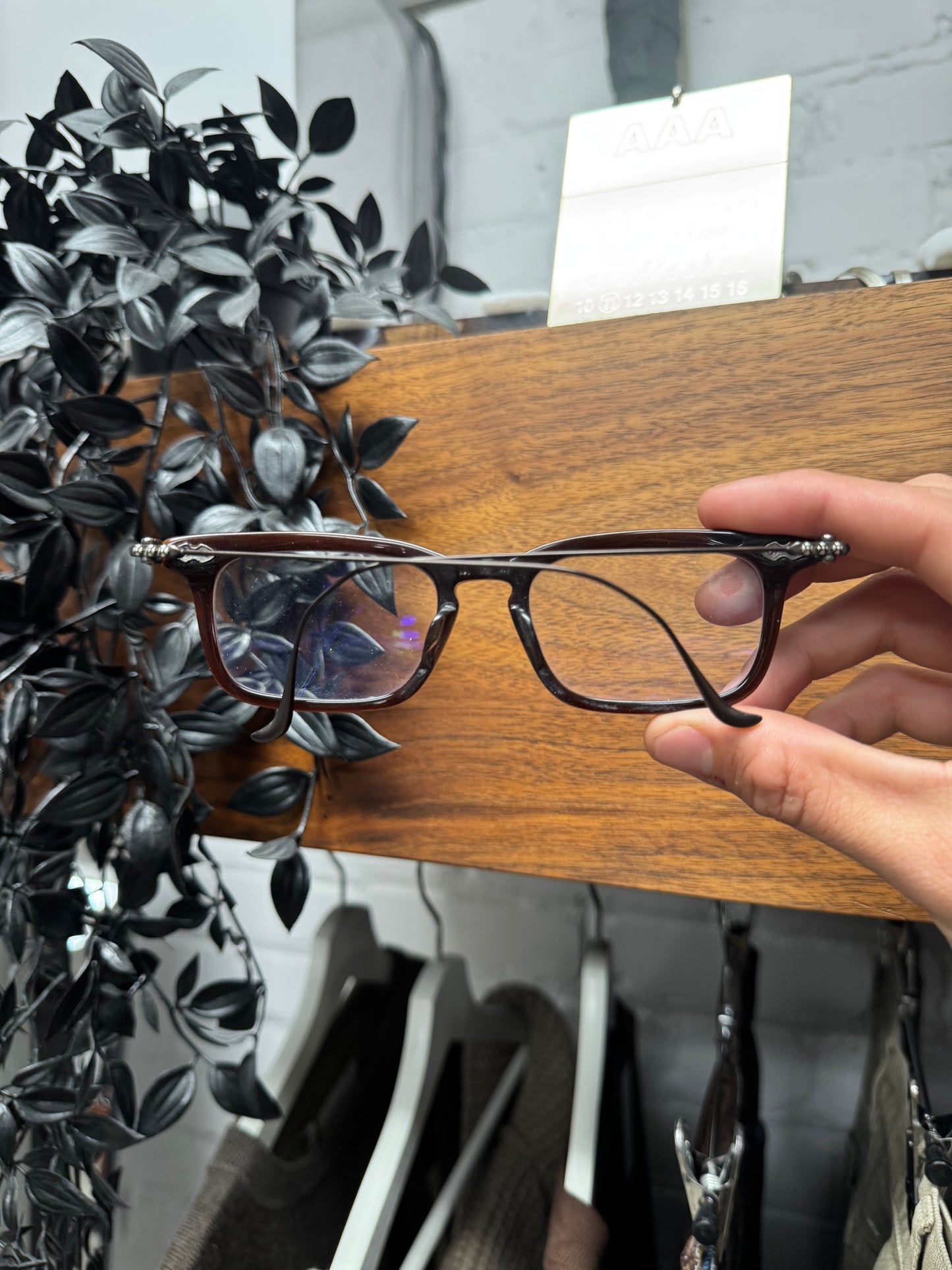 Chrome Hearts ‘Gash’ Brown/Black Gradient Prescription Glasses