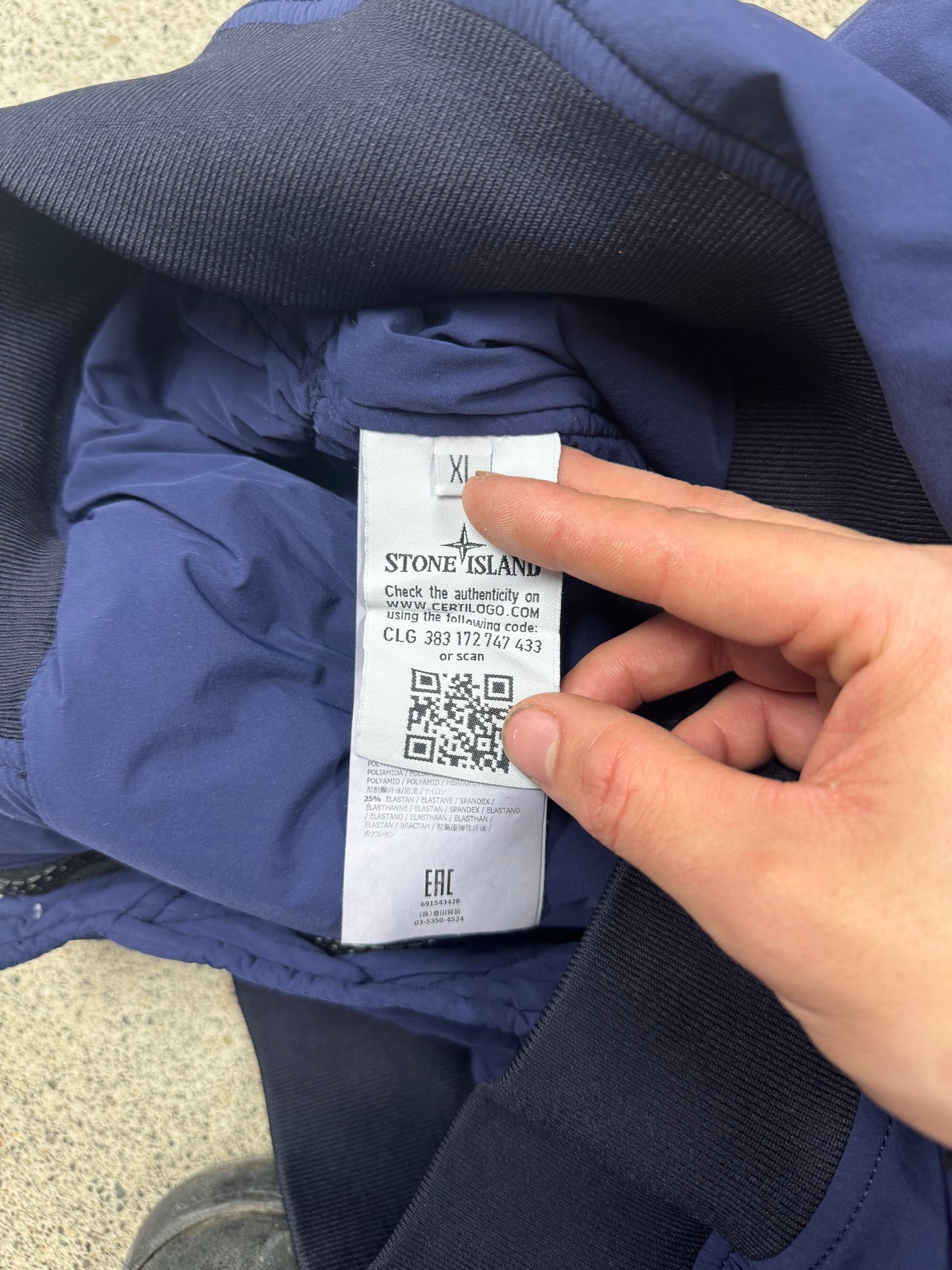 Stone Island Cross-Zip Badge Logo Bomber Jacket
