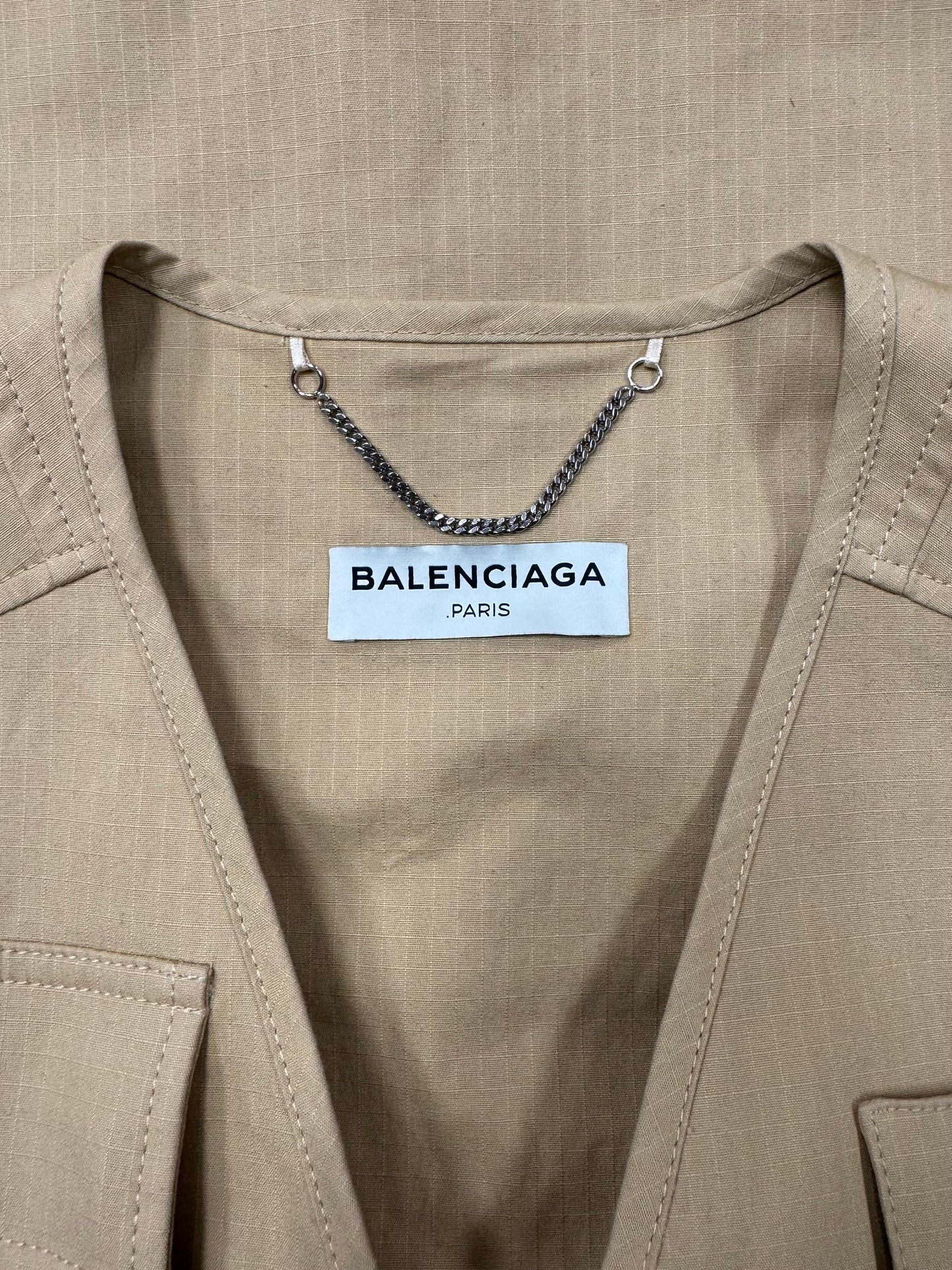 SS2017 Balenciaga Ripstop RTW Runway Oversized Cargo Vest