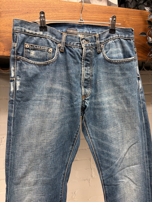 Dior Homme Washed Blue Skinny Jeans
