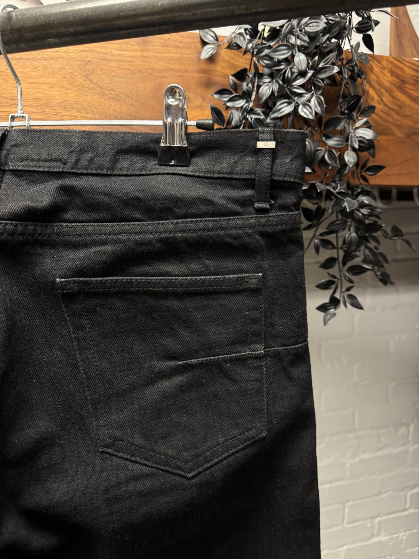 Dior Homme Japan Exclusive 13oz Black Skinny Jeans