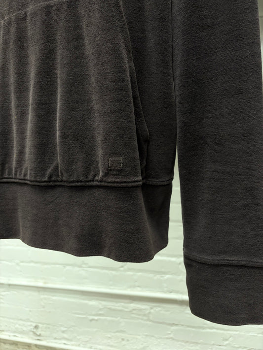 Gucci by Tom Ford Brown Velour Pullover Hoodie