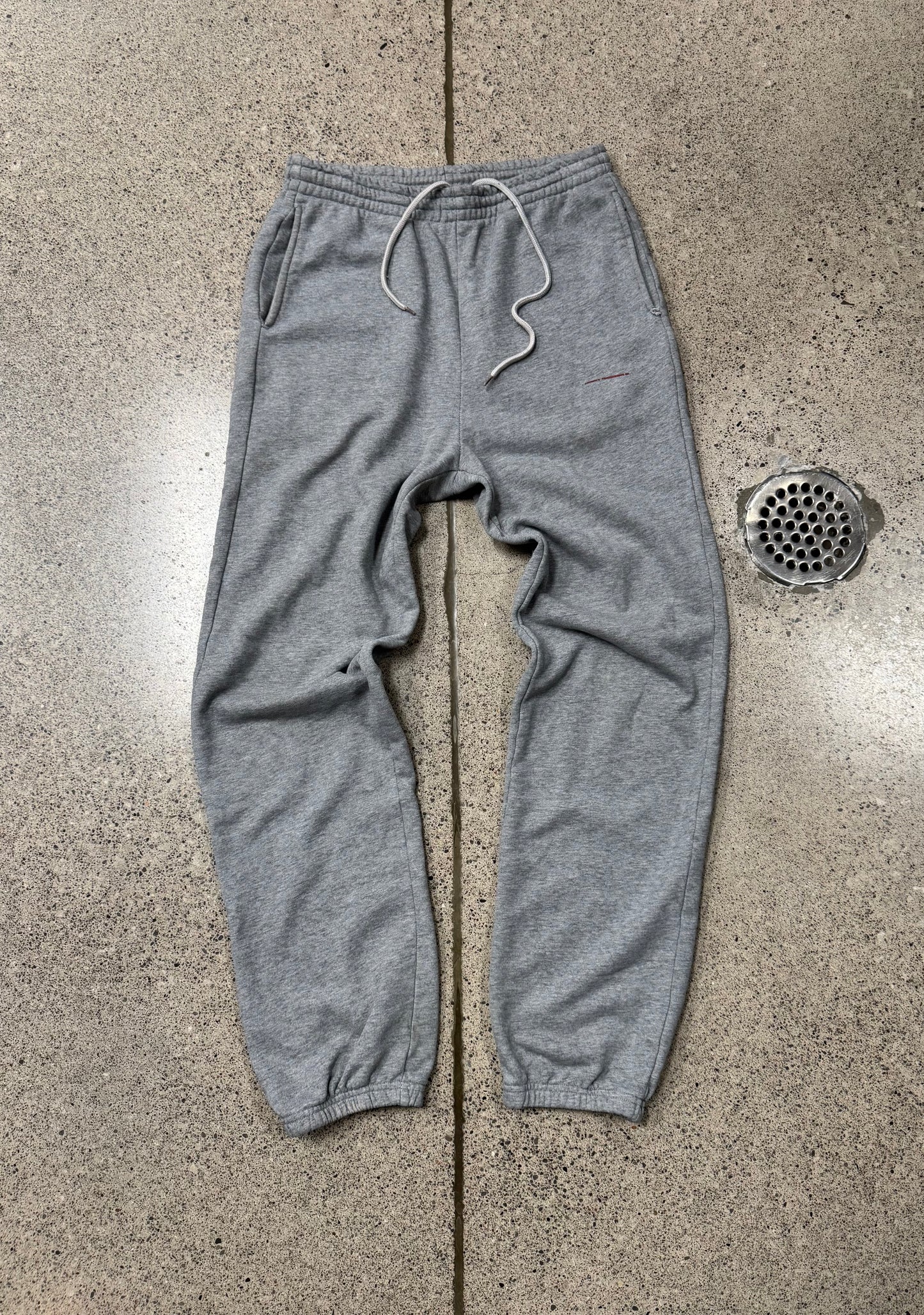 2017 Balenciaga ‘Campaign Logo’ Grey Cotton Sweatpants