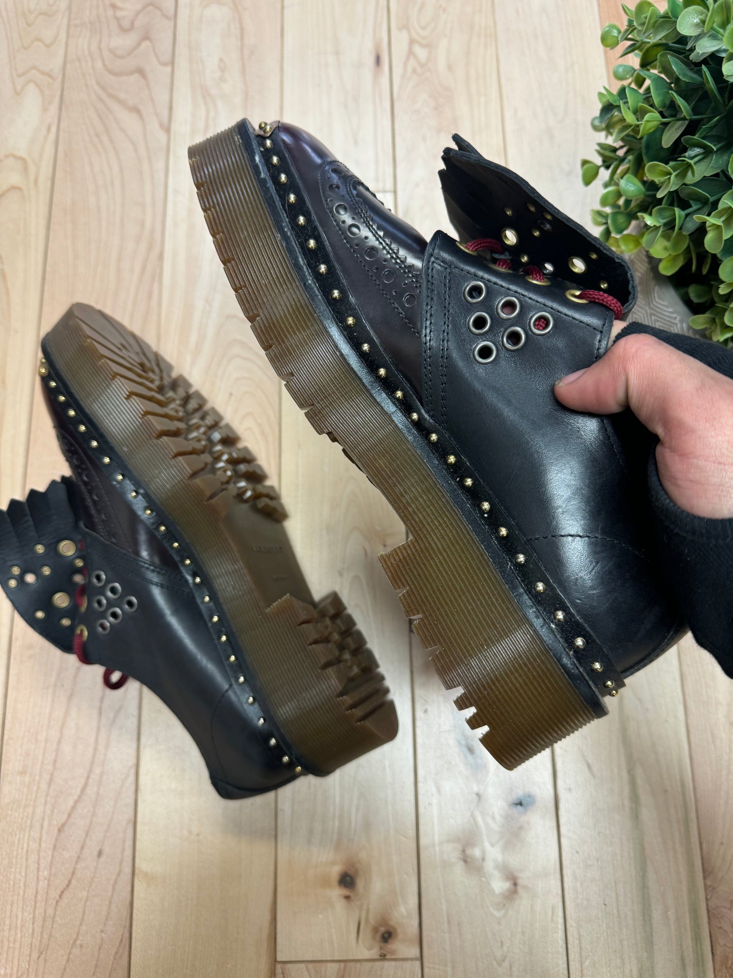 Burberry Bisset Brogue Leather Loafers