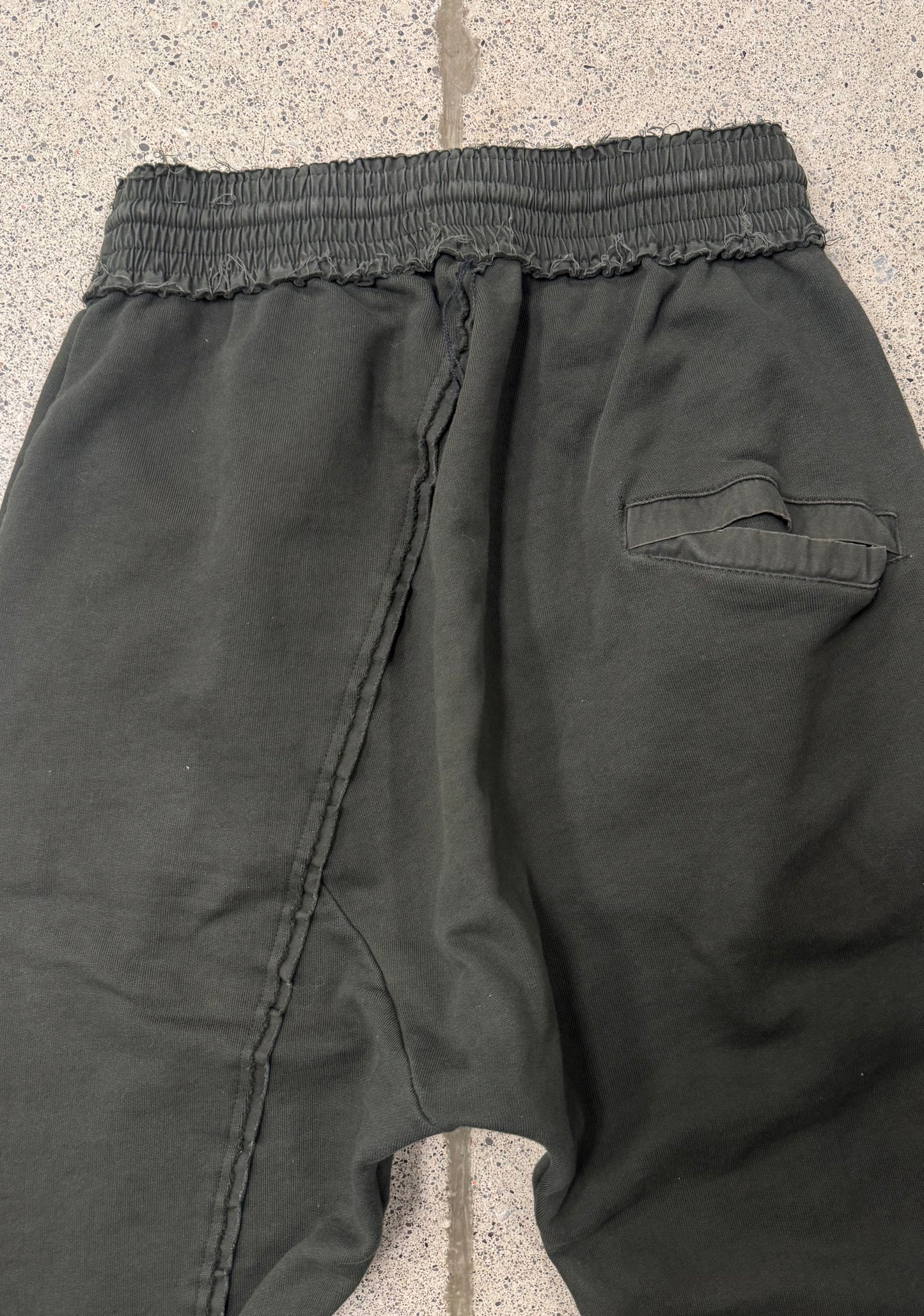 Damir Doma Reconstructed Dark Green Sweatpants