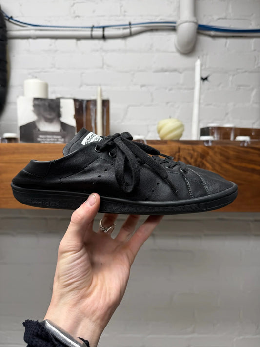 Balenciaga x Adidas ‘Stan Smith’ Black Leather Low Top Sneakers