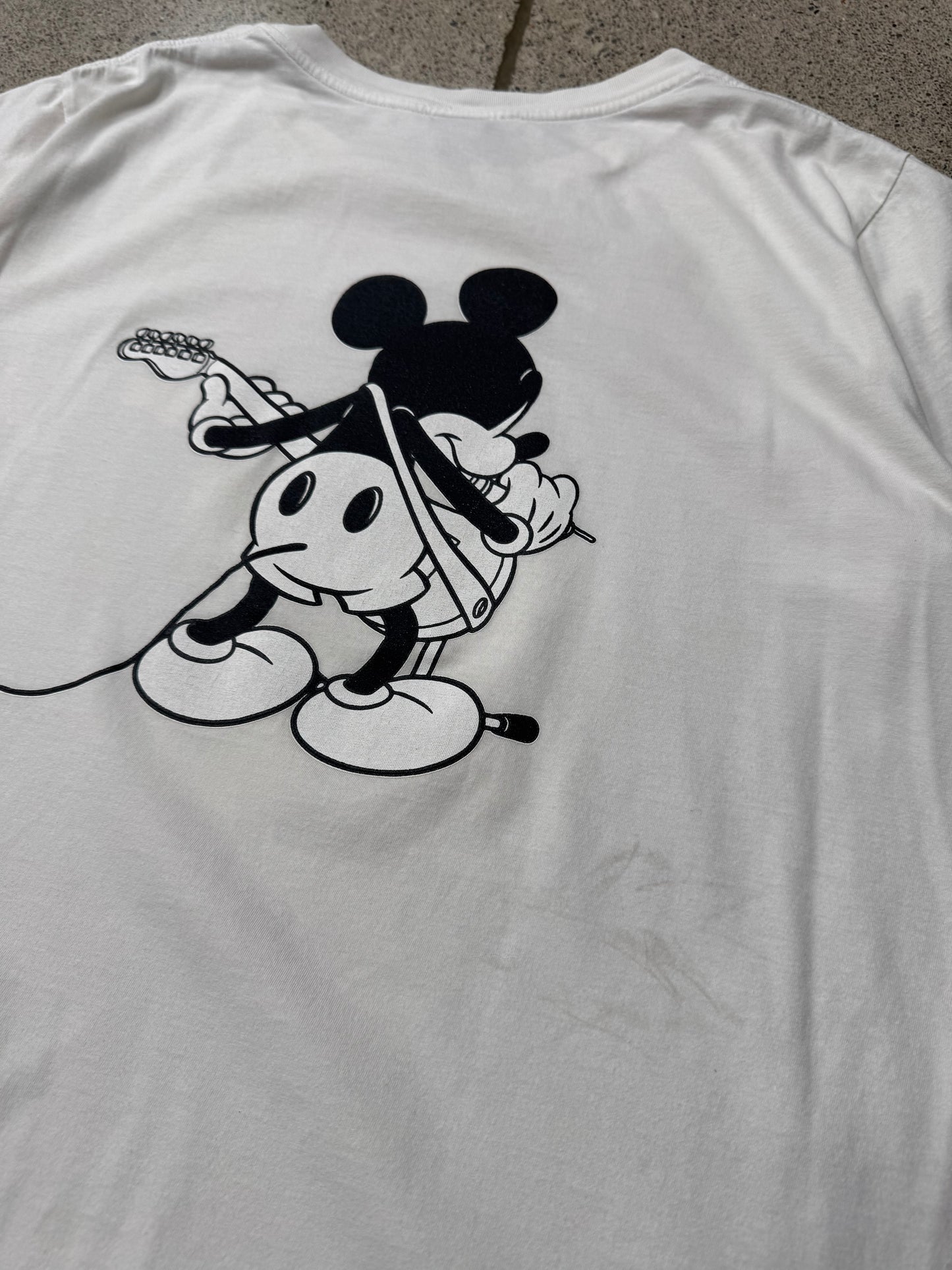 Number (N)ine ‘Mickey’ Guitar Player Graphic T-Shirt