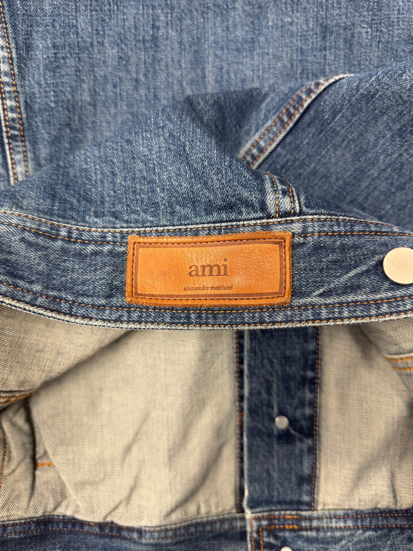 Ami Blue Denim Trucker Jacket