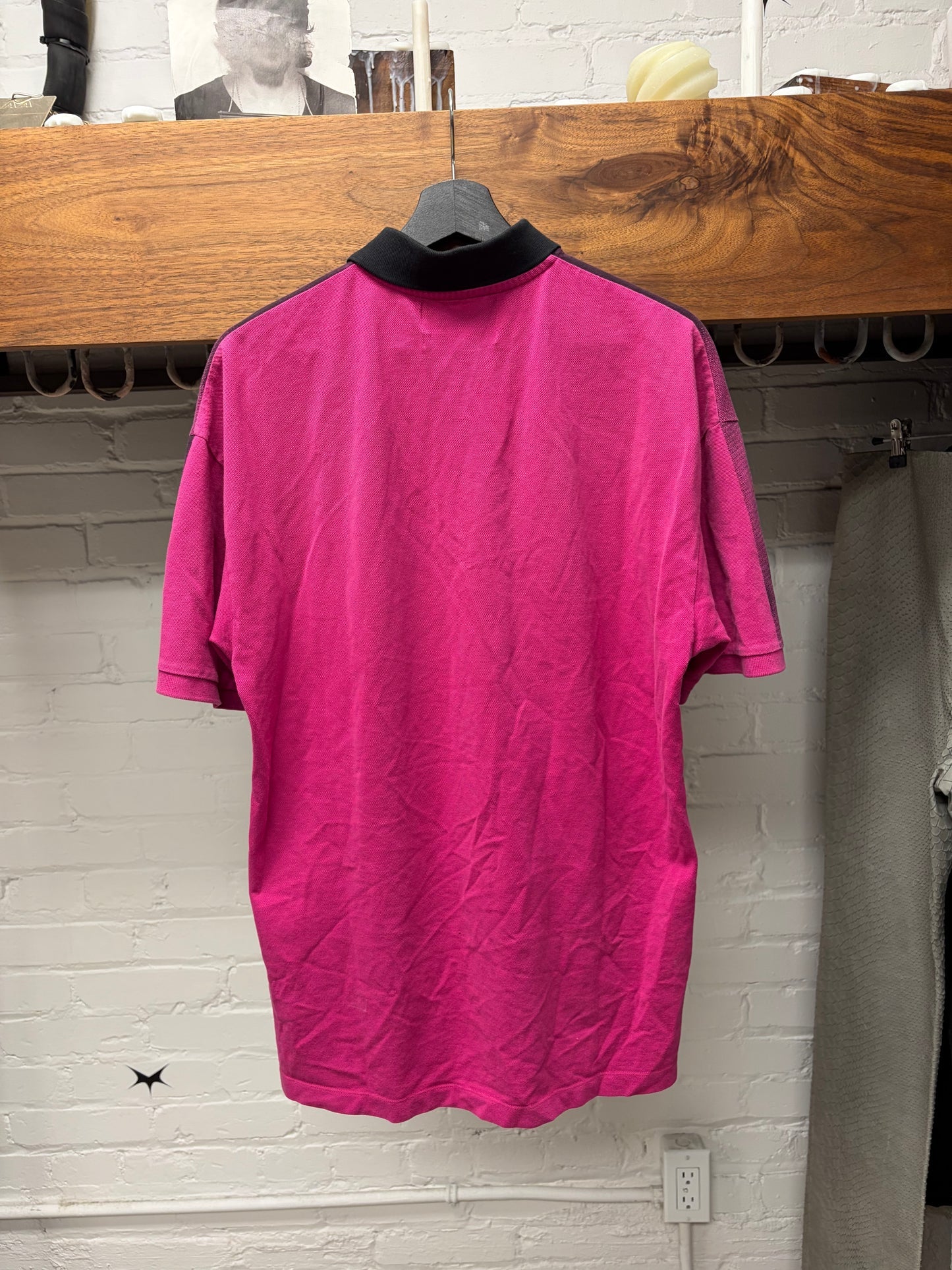 Raf Simons x Fred Perry Pink ‘Portrait’ Polo