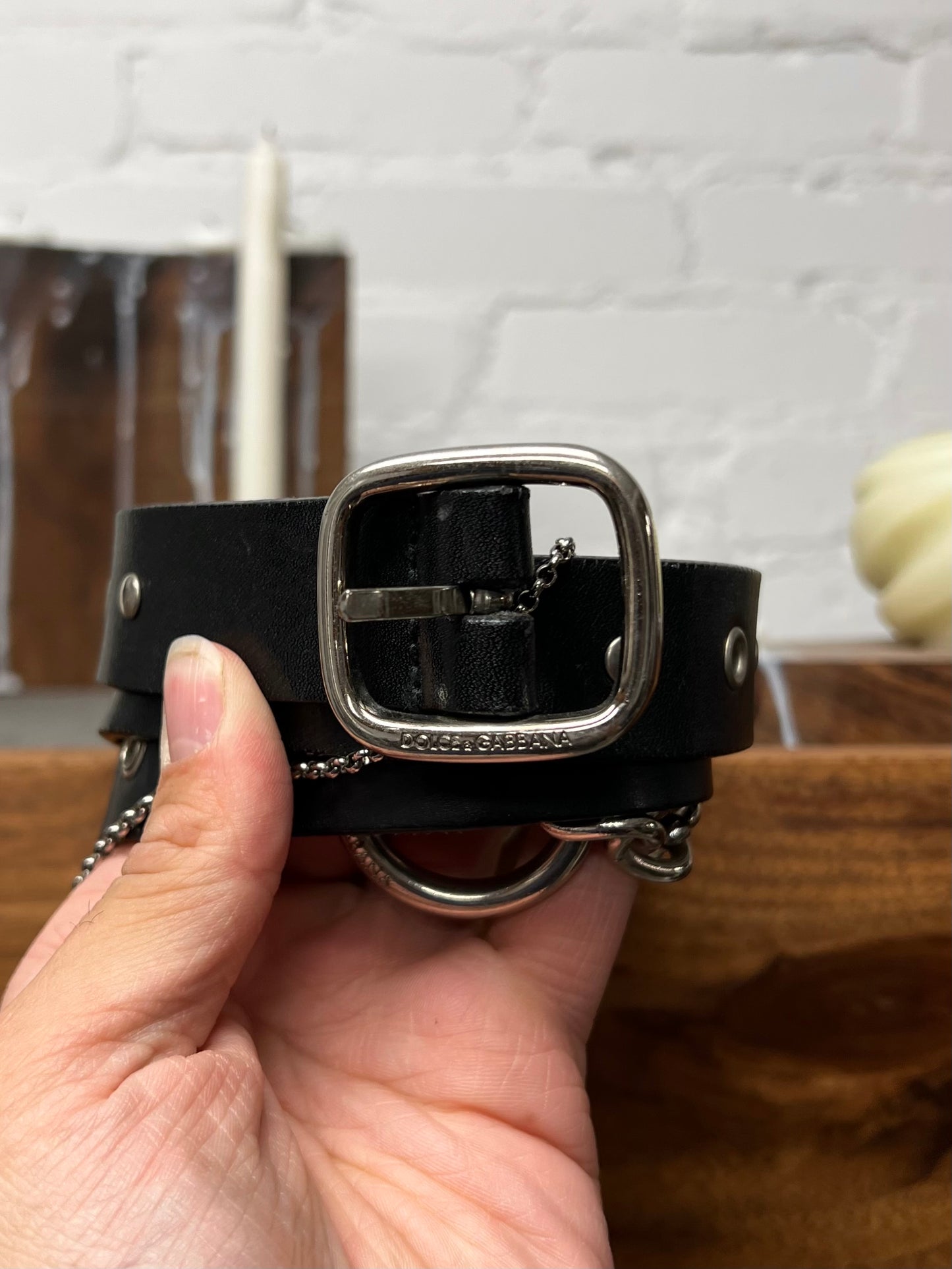 SS2003 Dolce & Gabbana ‘Sex & Love’ Lock & Key Padlock Belt