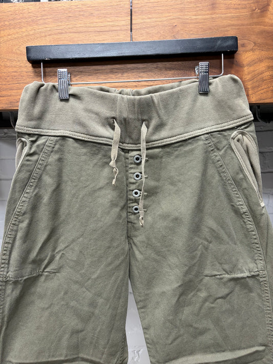 Kapital Brown Canvas ‘Nouvelle’ Wide Leg Drawstring Pants