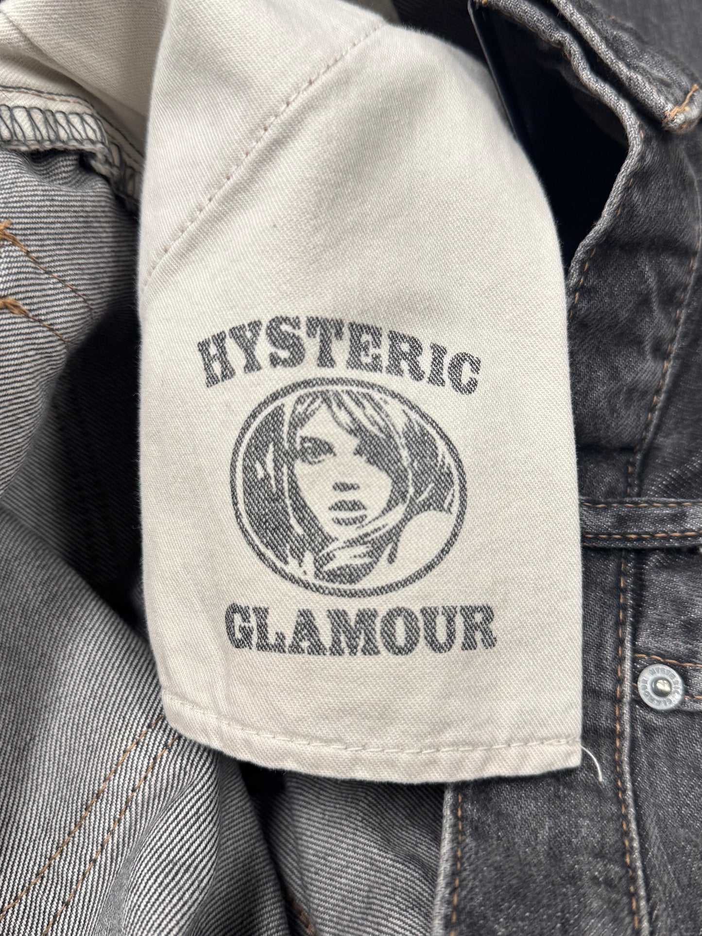 Hysteric Glamour ‘Thrash Distressed’ Wide Leg Denim