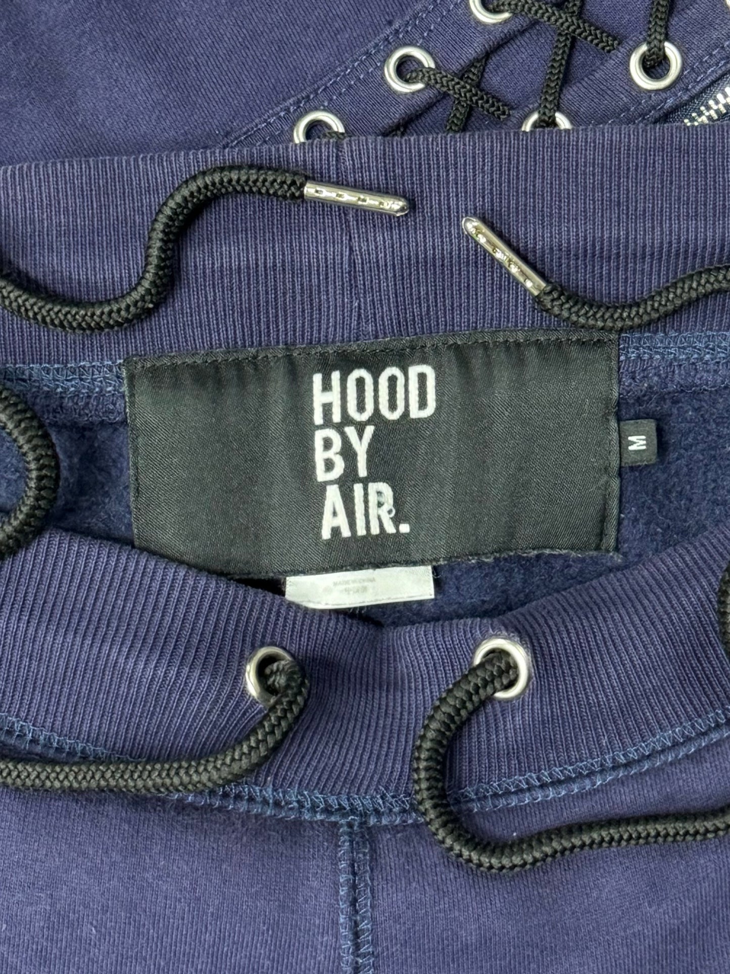 AW2014 Hood by Air ‘Zipper & Lace’ Corset Bondage Sweatpants