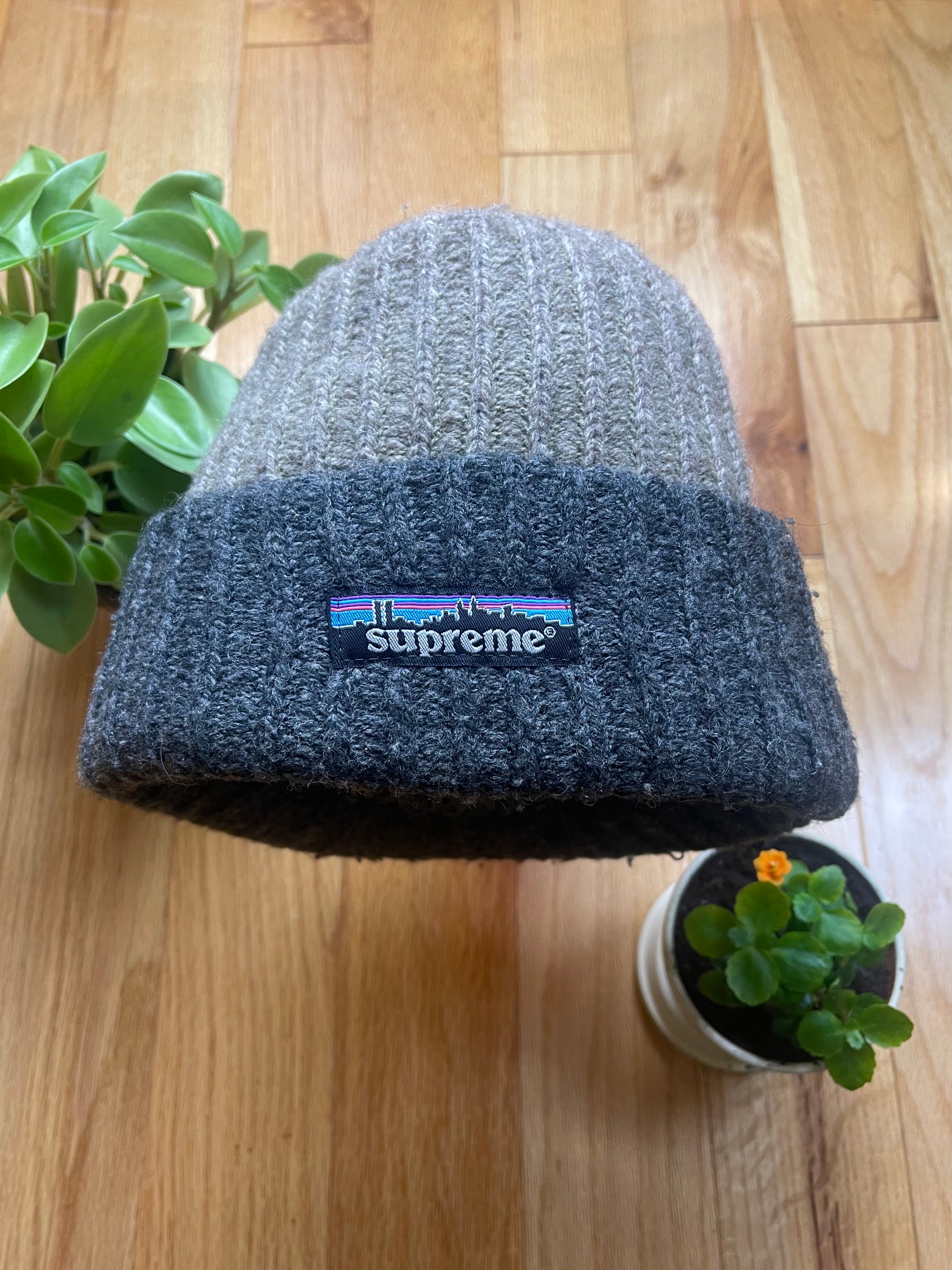 1998 Supreme ‘Patagonia’ Box Logo Wool Brim Beanie