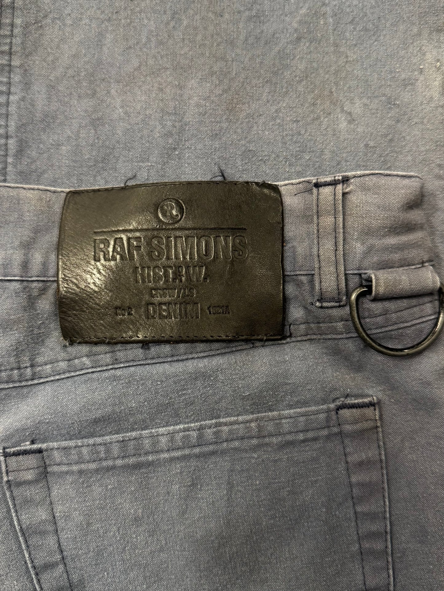 AW2005 Raf Simons ‘History of My World’ MA-1 Cargo Denim