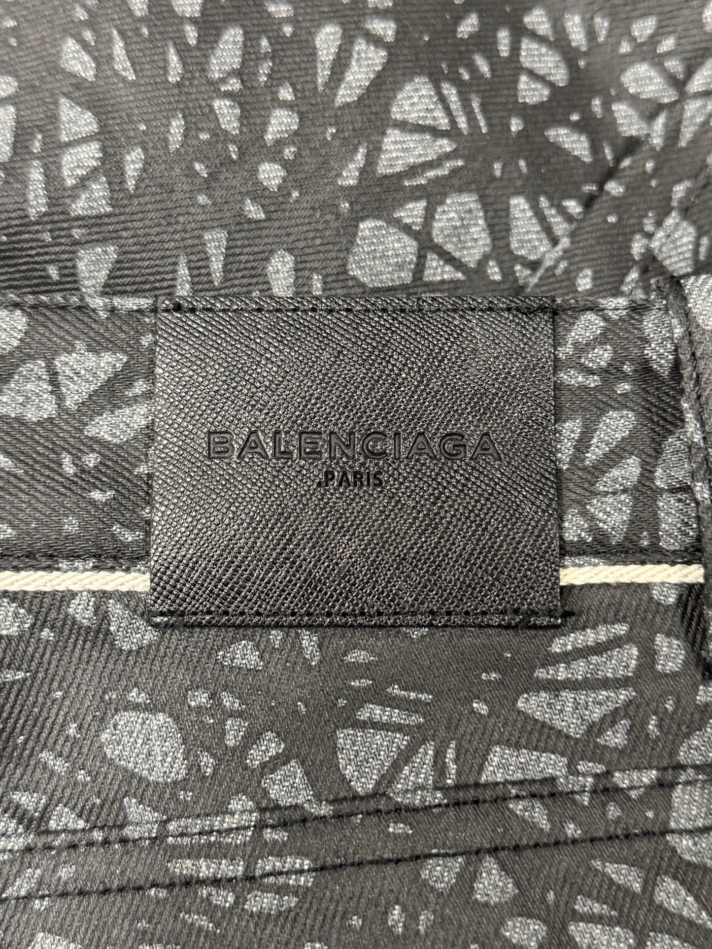 AW2013 Balenciaga ‘Scratch Lines’ Denim