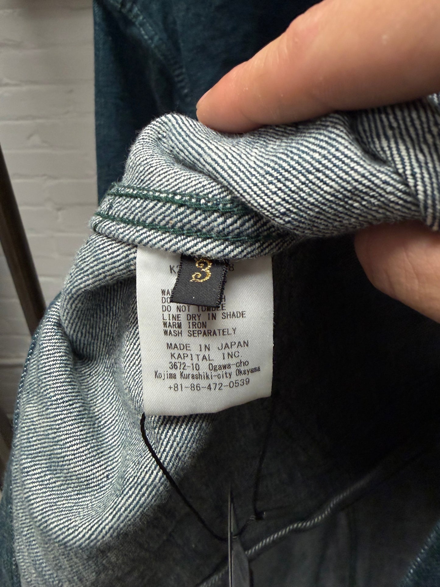 Kapital ‘Type II’ Plant Dyed ‘1st’ Denim Trucker Jacket