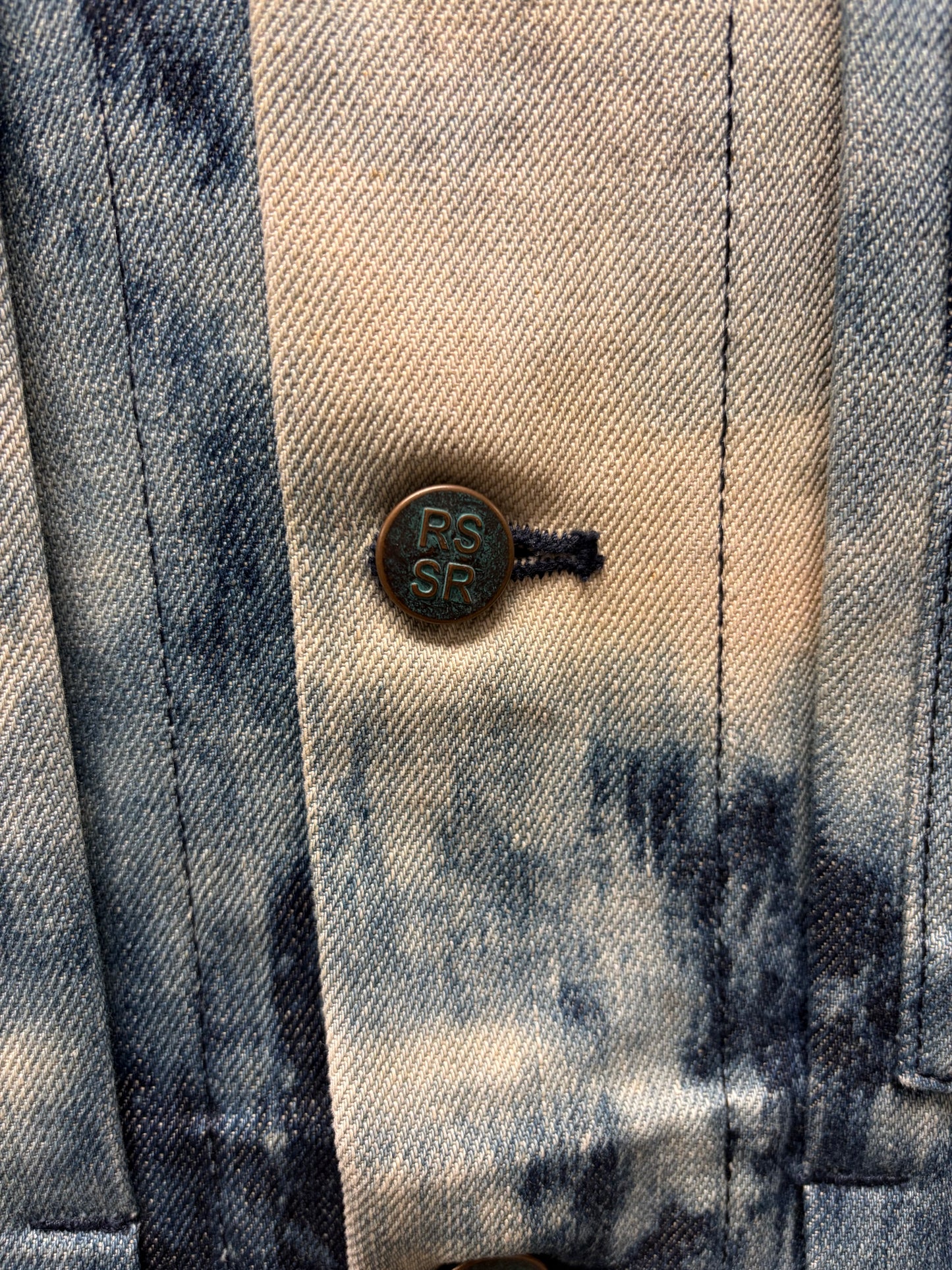 SS2010 Raf Simons x Sterling Ruby ‘Crystal Blue’ Denim Jacket