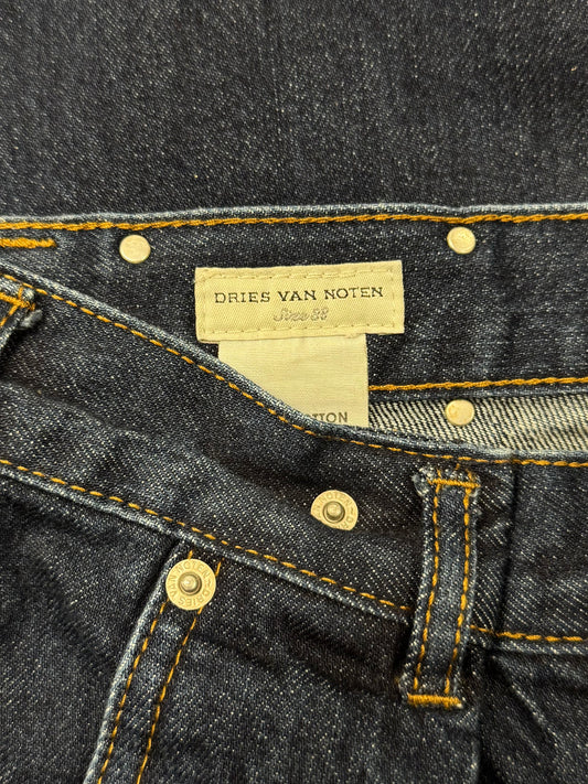 Dries Van Noten ‘Pleated’ Wide Leg Denim