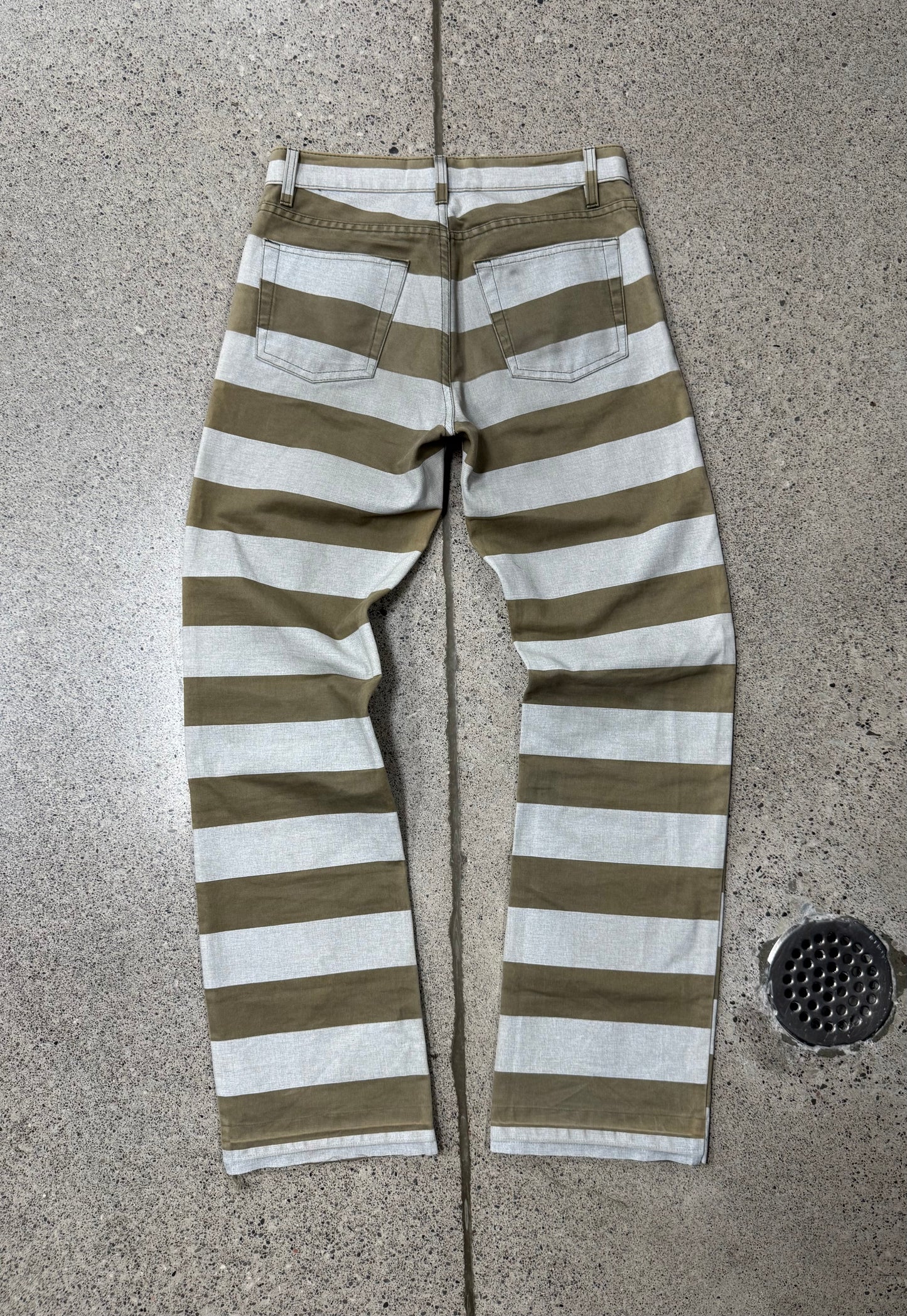 SS1999 Helmut Lang ‘Prisoner’ Paint Striped Denim