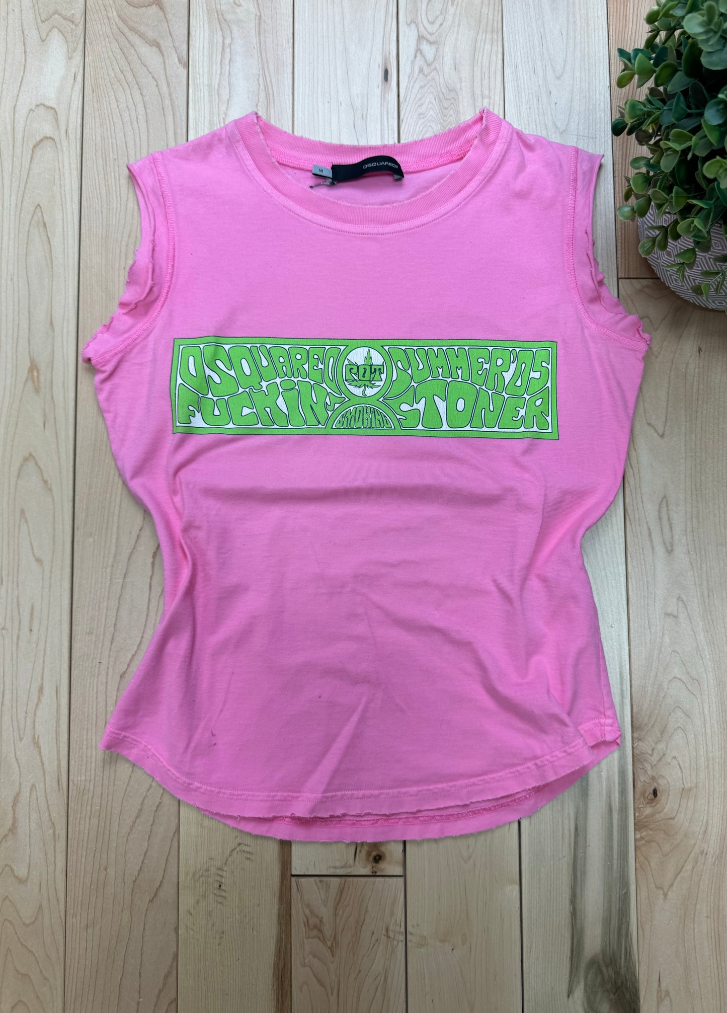 Spring Summer 2005 Dsquared2 ‘Fucking Stoner’ Tank Top