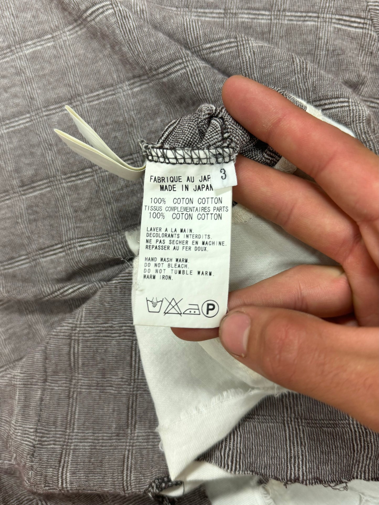 Vintage Y’s by Yohji Yamamoto Double Layered Raw Hem Shirt