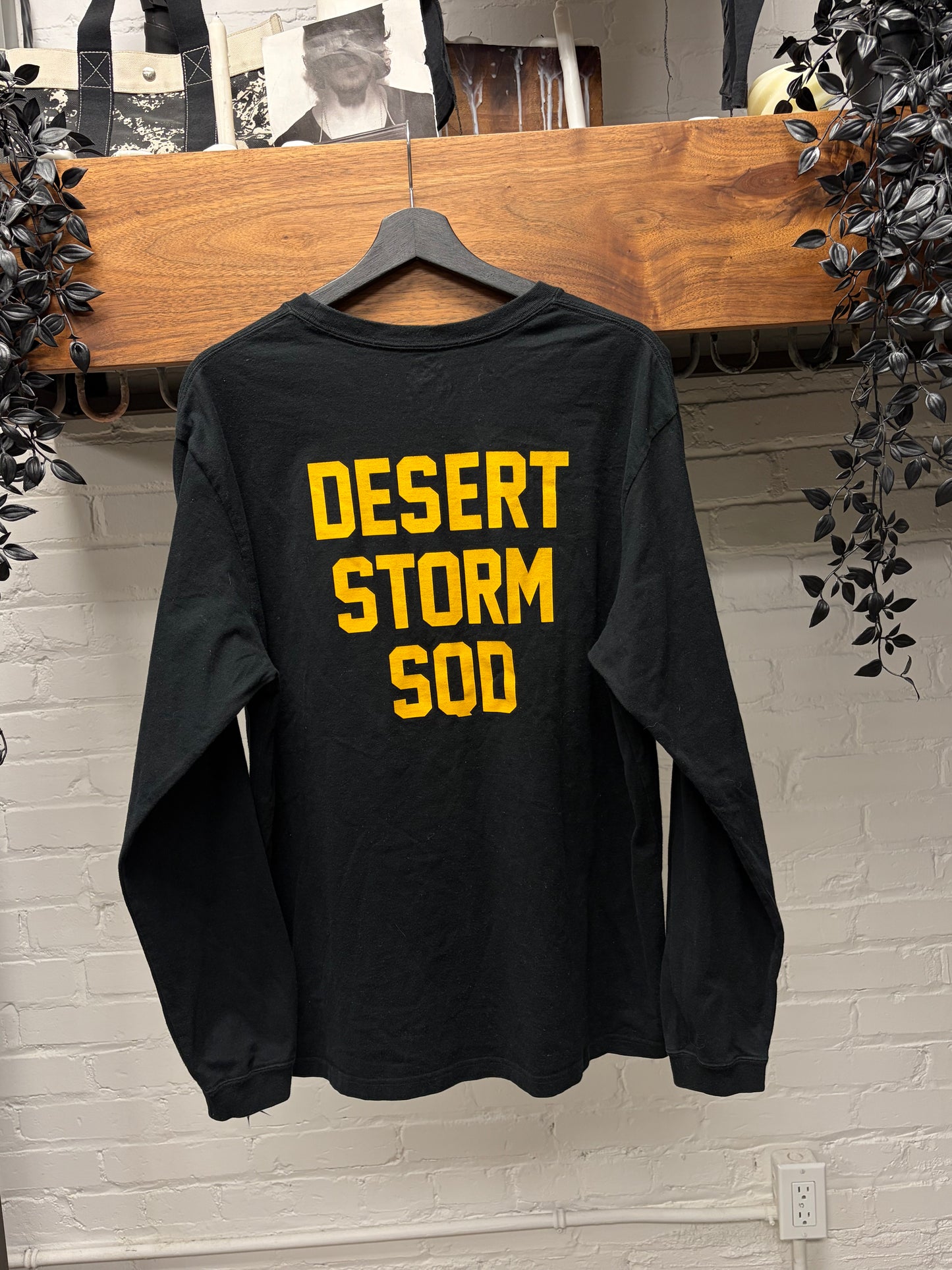 Wtaps ‘Desert Storm SOD’ Black/Yellow Long Sleeve Shirt