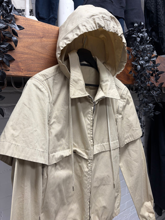 Kris Van Assche Detachable Sleeve Canvas Windbreaker Jacket