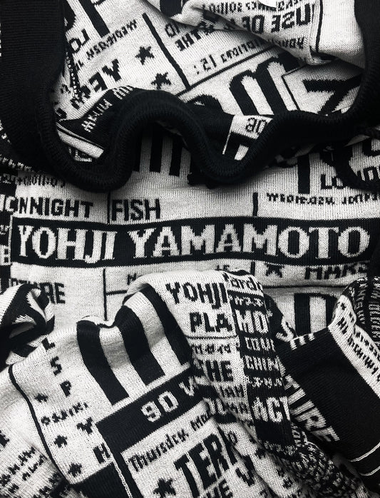 Spring Summer 2021 Yohji Yamamoto x ‘Marquee Club’ Jacquard Shorts