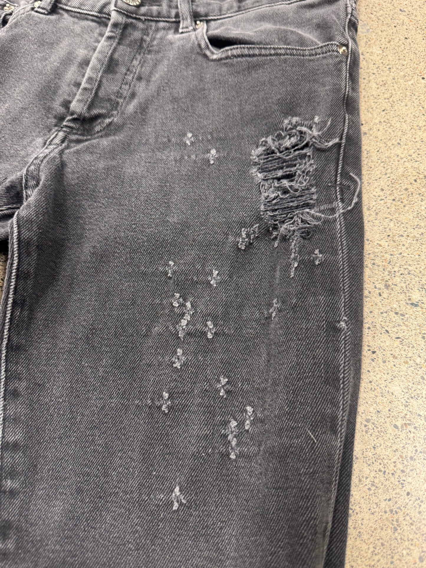Givenchy ‘Thrash Distressed’ Black Skinny Jeans