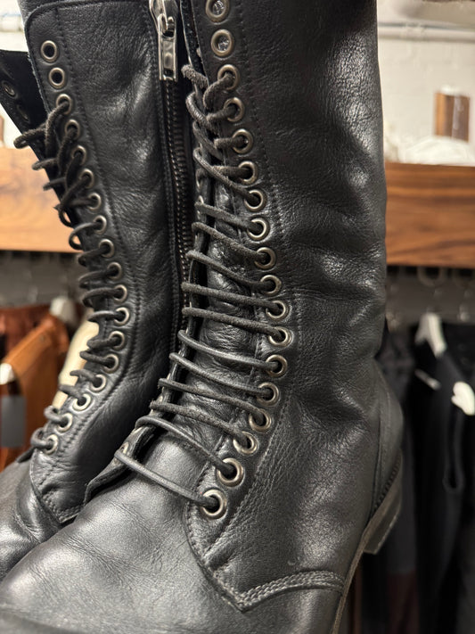 SS2017 Rick Owens ‘Walrus’ Goodyear Welt Combat Boots