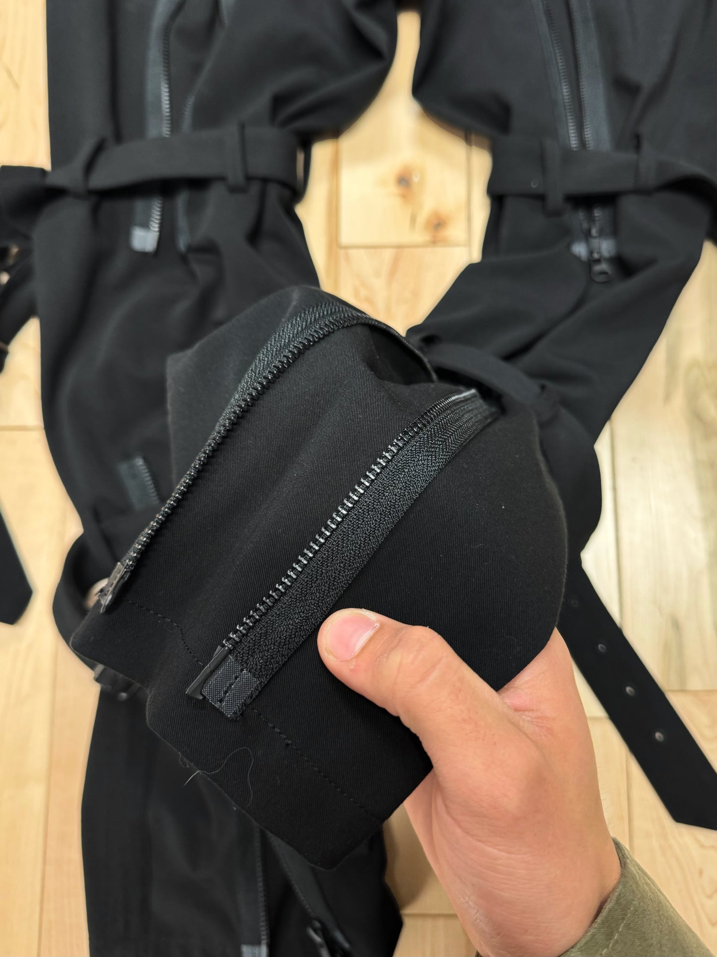 Yohji Yamamoto Black Bondage Trousers