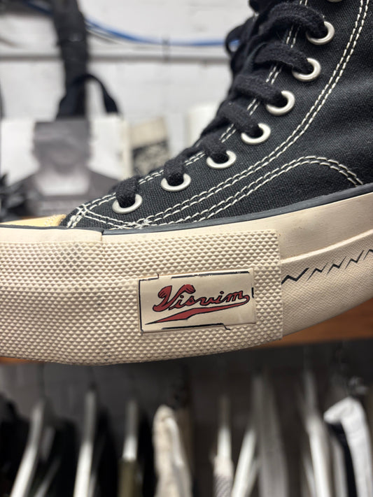 Visvim ‘Skagway Hi’ Black Canvas High Top Sneakers