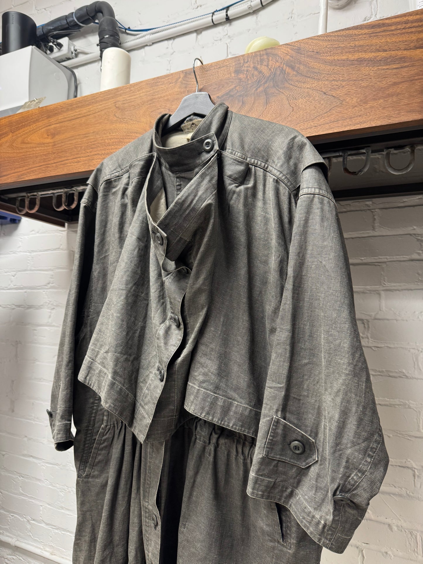 Vintage 1980s Issey Miyake ‘Modular’ Work Coat