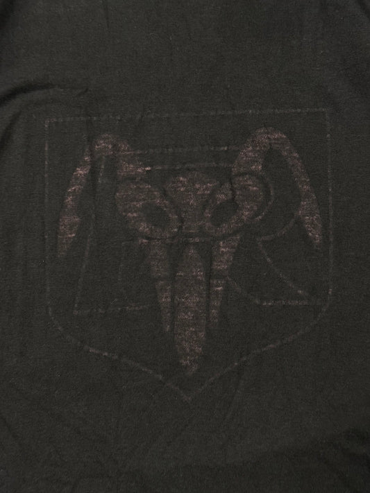 Yohji Yamamoto ‘Ground Y’ Varsity Emblem Black T-Shirt