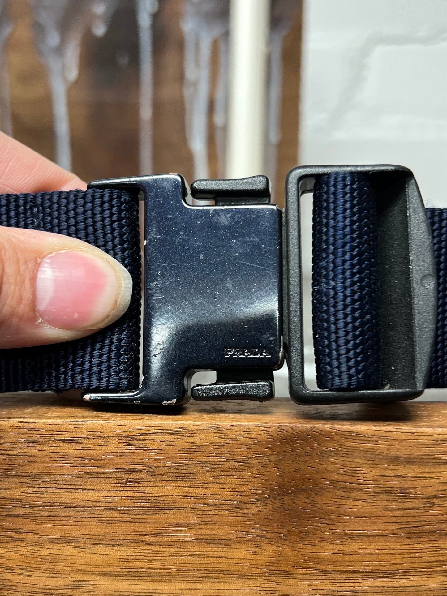 Prada ‘Buckle Snap’ Adjustable Belt