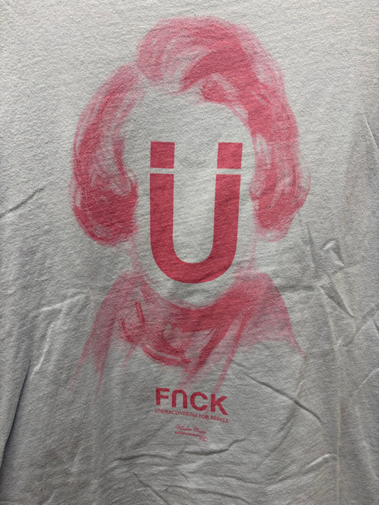 SS2014 Undercover ‘FNCK’ Blue/Pink Graphic T-Shirt