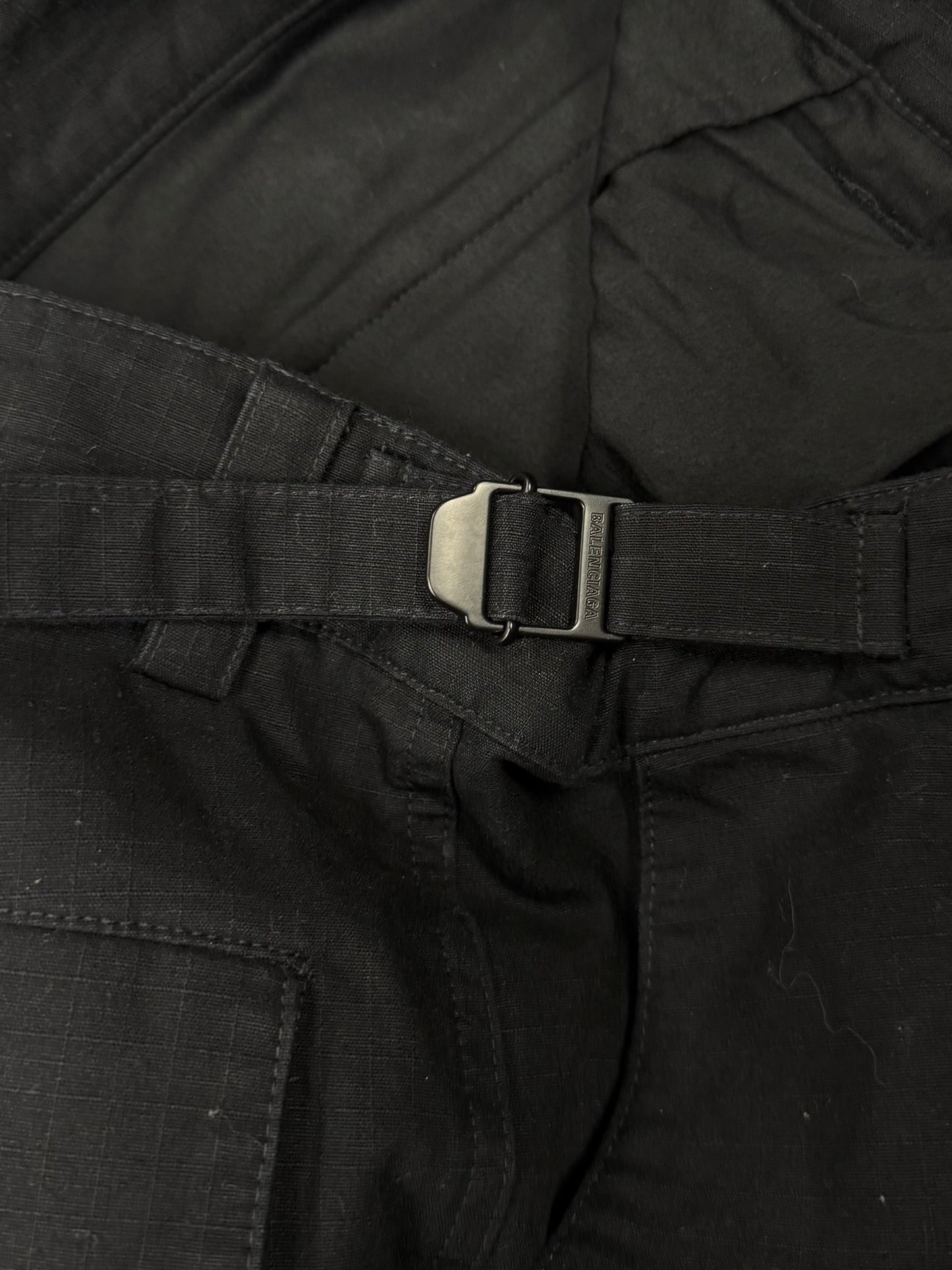 2023 Balenciaga ‘Convertible’ Ripstop Flared Cargo Pants