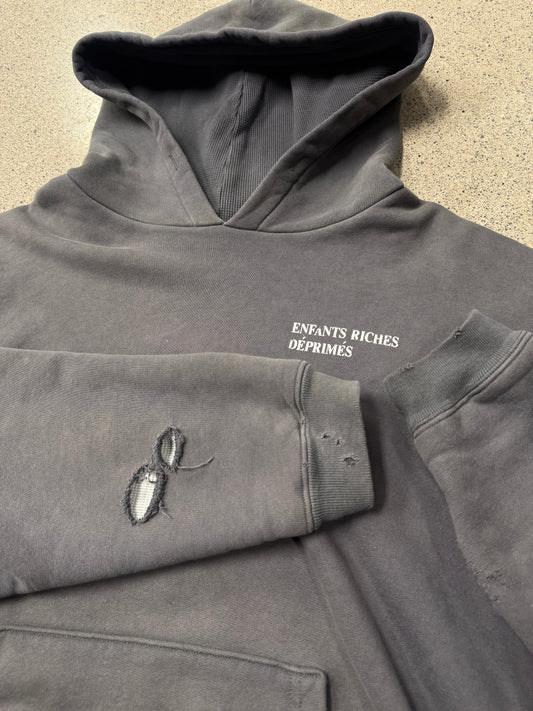 Enfants Riches Deprimes ‘Distressed Thermal’ Pullover Hoodie